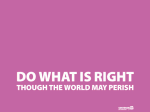 Moral absolutism: deontology and religious morality